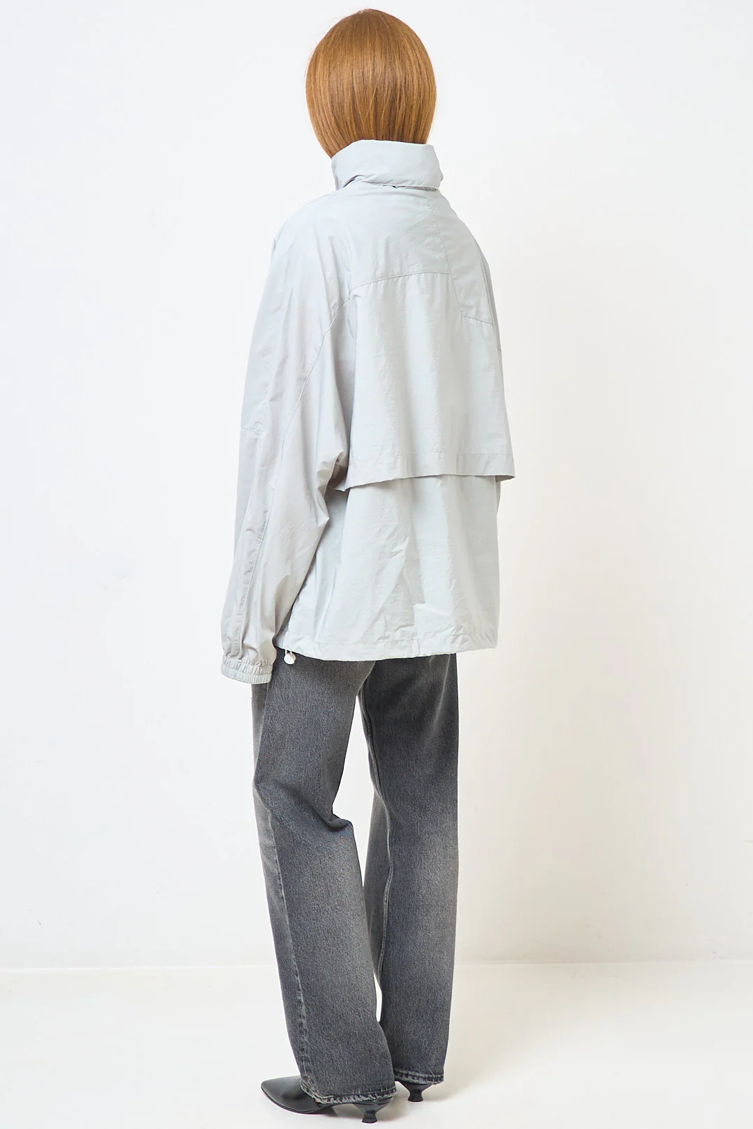 Zip Up Sportsjacket Grey - Image 6