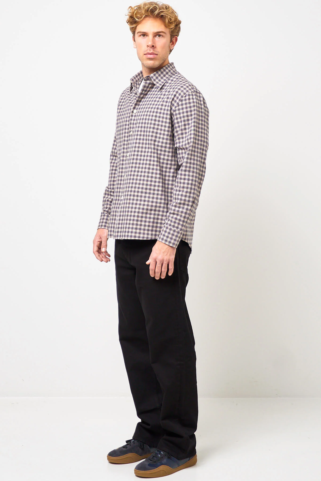 Studio Shirt Dark Sand - Image 3
