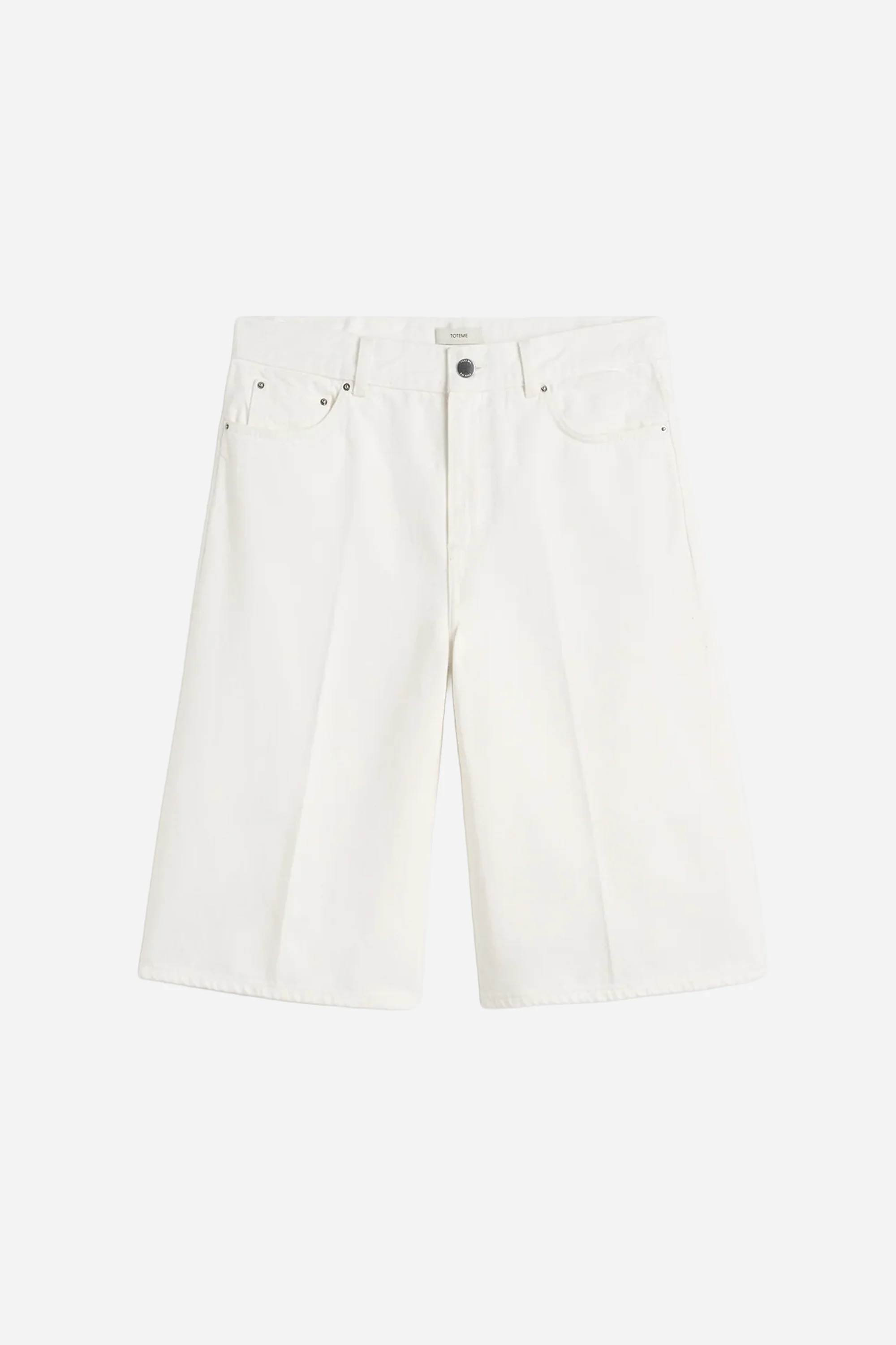 Denim Board Shorts White