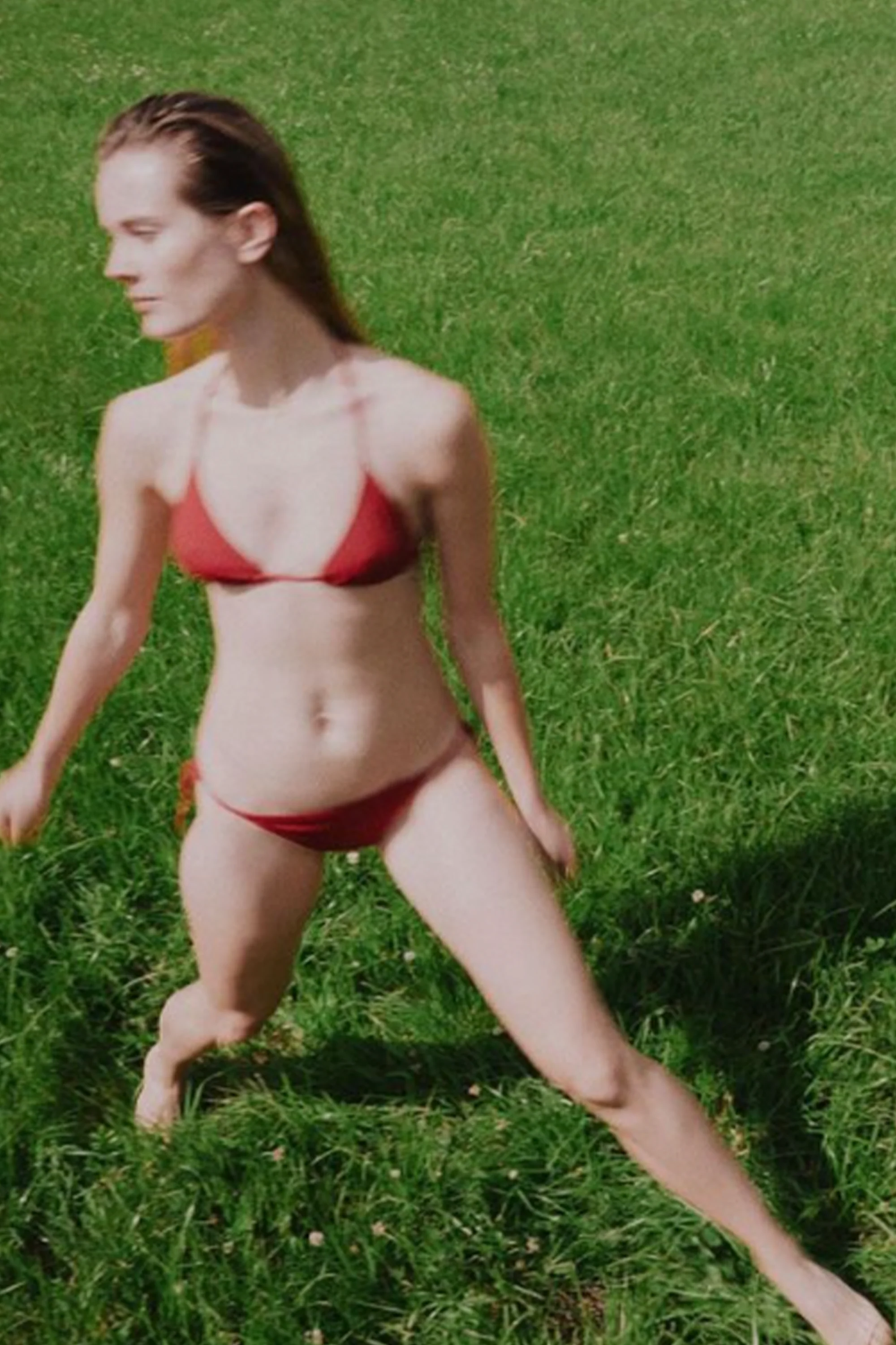 Triangle Bikini Bottom Red - Image 2