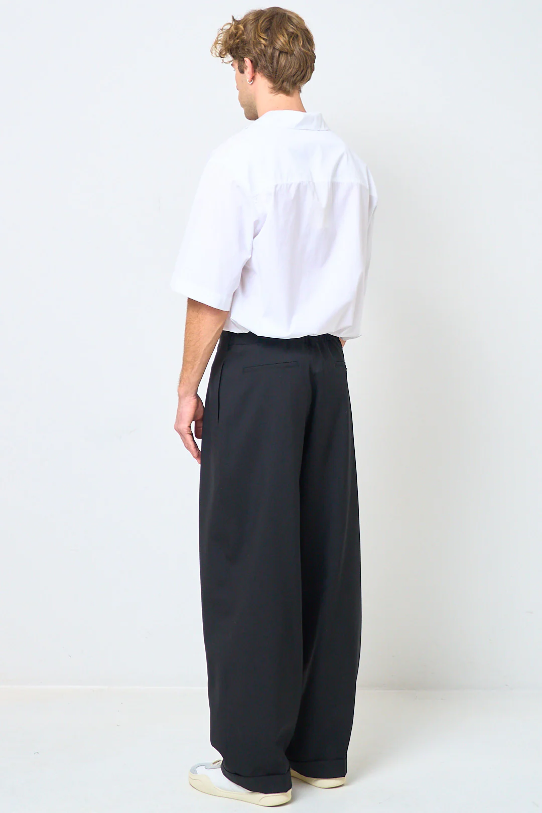 Tropical Wool Pants Black - Image 5