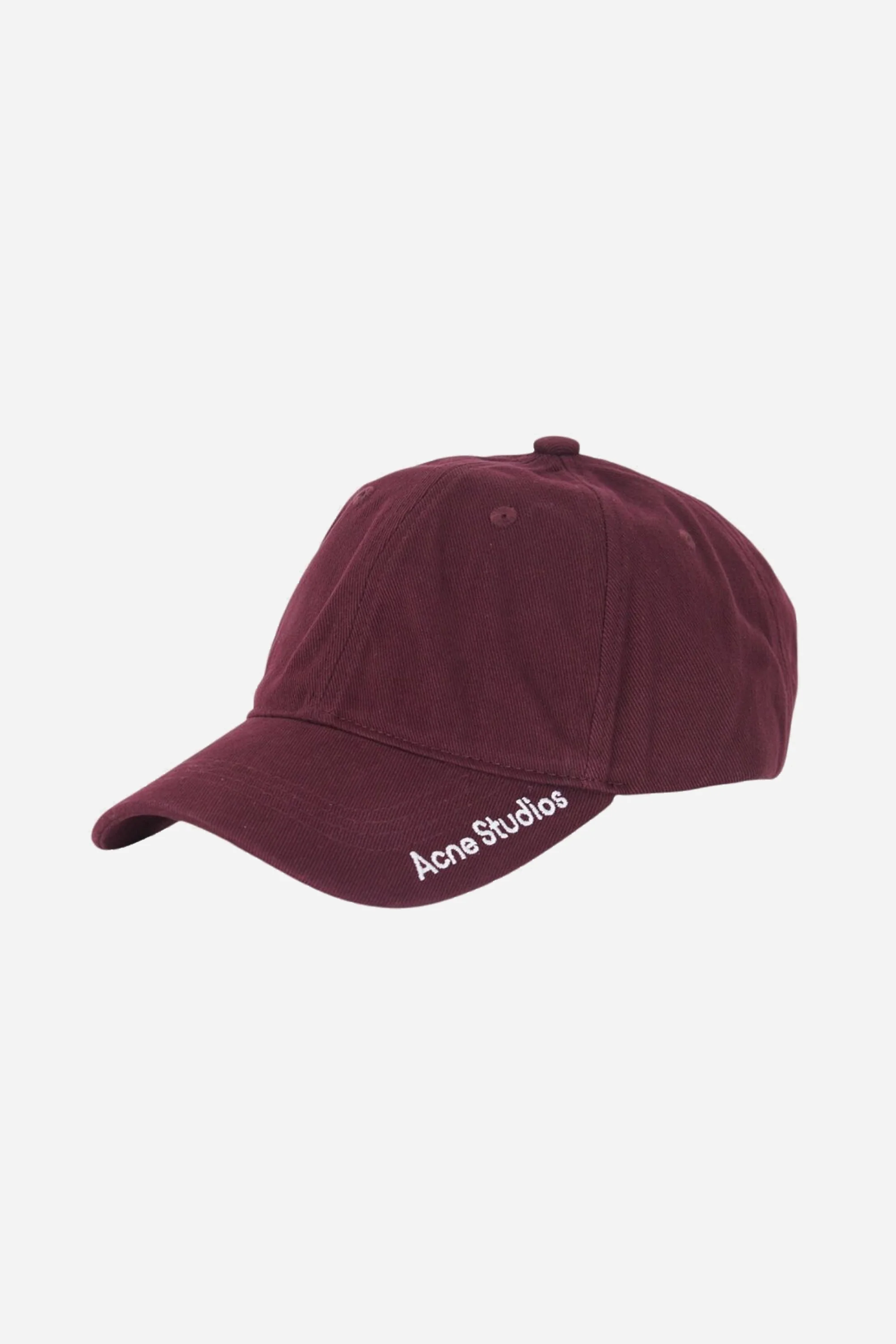 Twill Logo Cap Burgundy