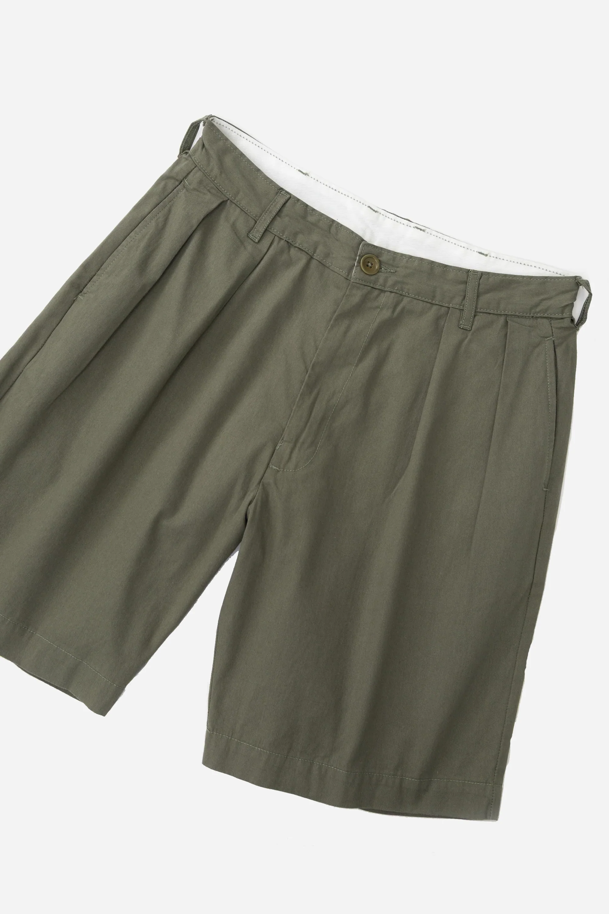 Twill Part Timer Shorts Olive - Image 3