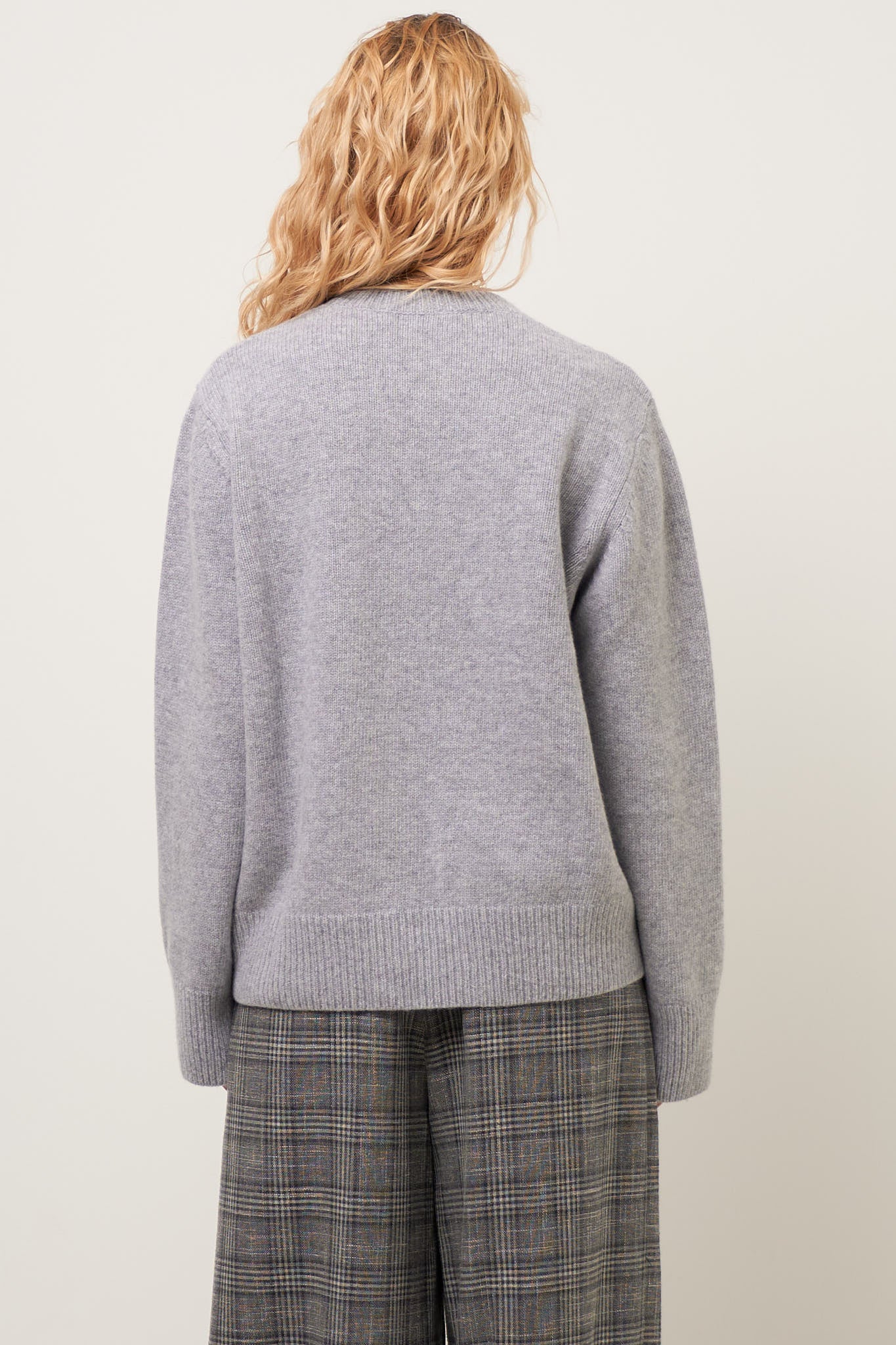 Visse Round Neck Sweater City Grey - Image 7