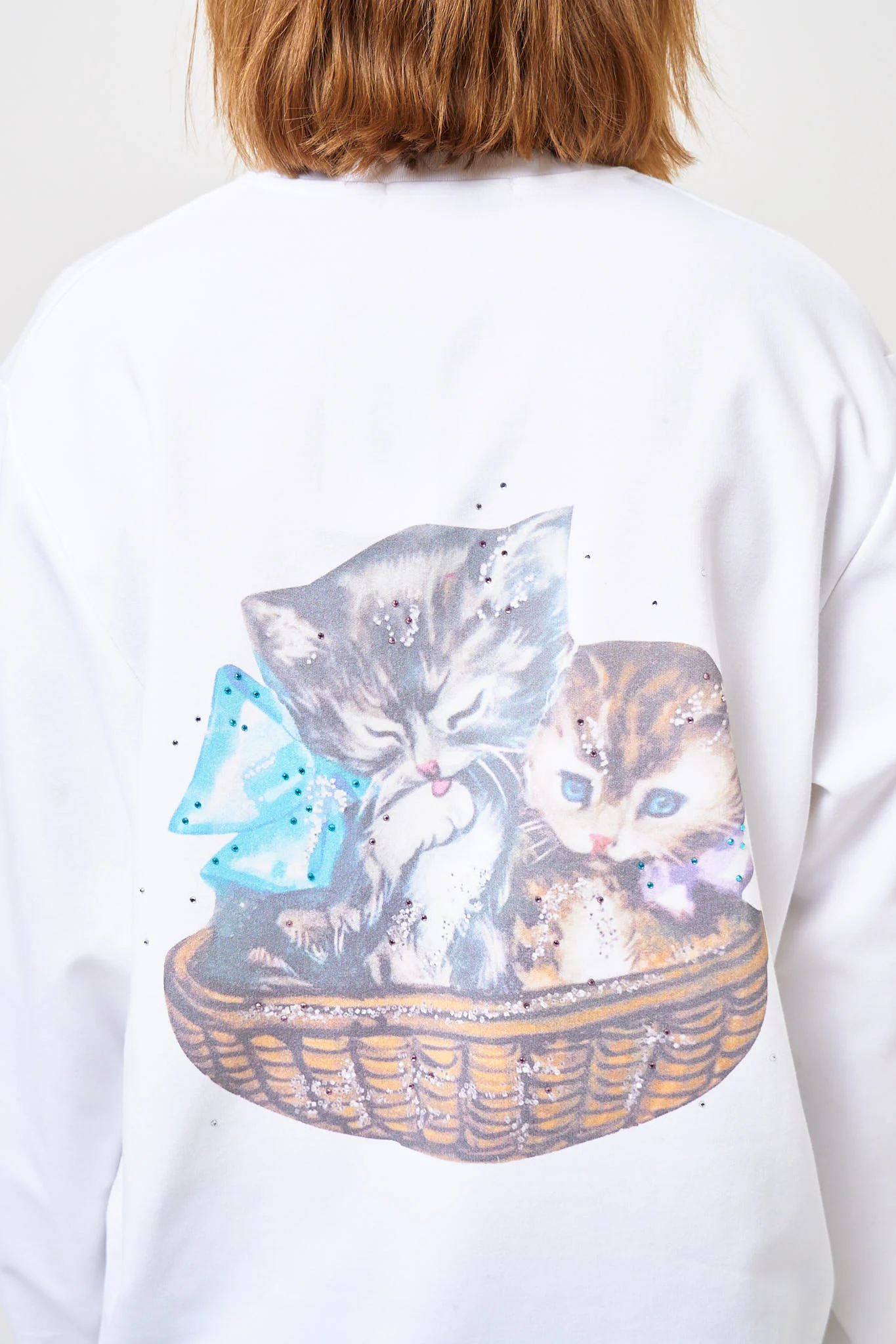Wanna See My Kitty Cat L/S T-Shirt White - Image 7