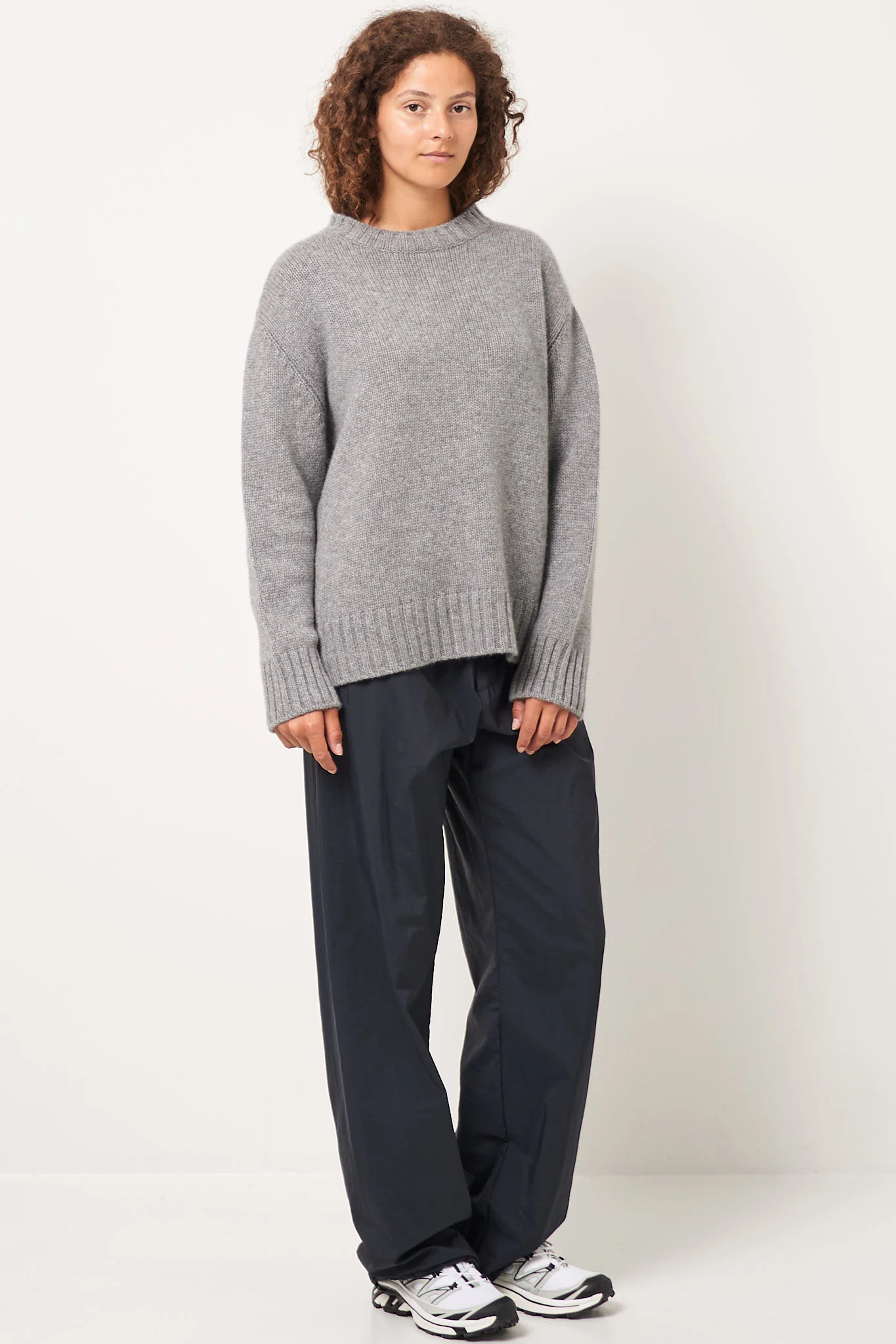 Wega Cashmere Sweater City Grey Melange - Image 5