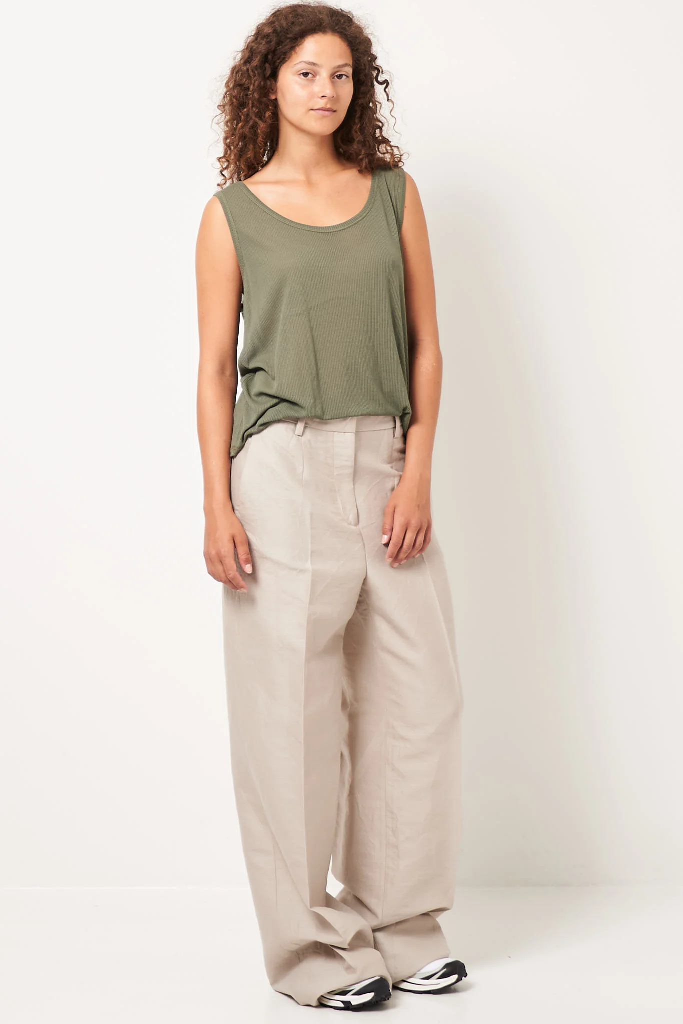 Wen Tank Top Moss Green - Image 4