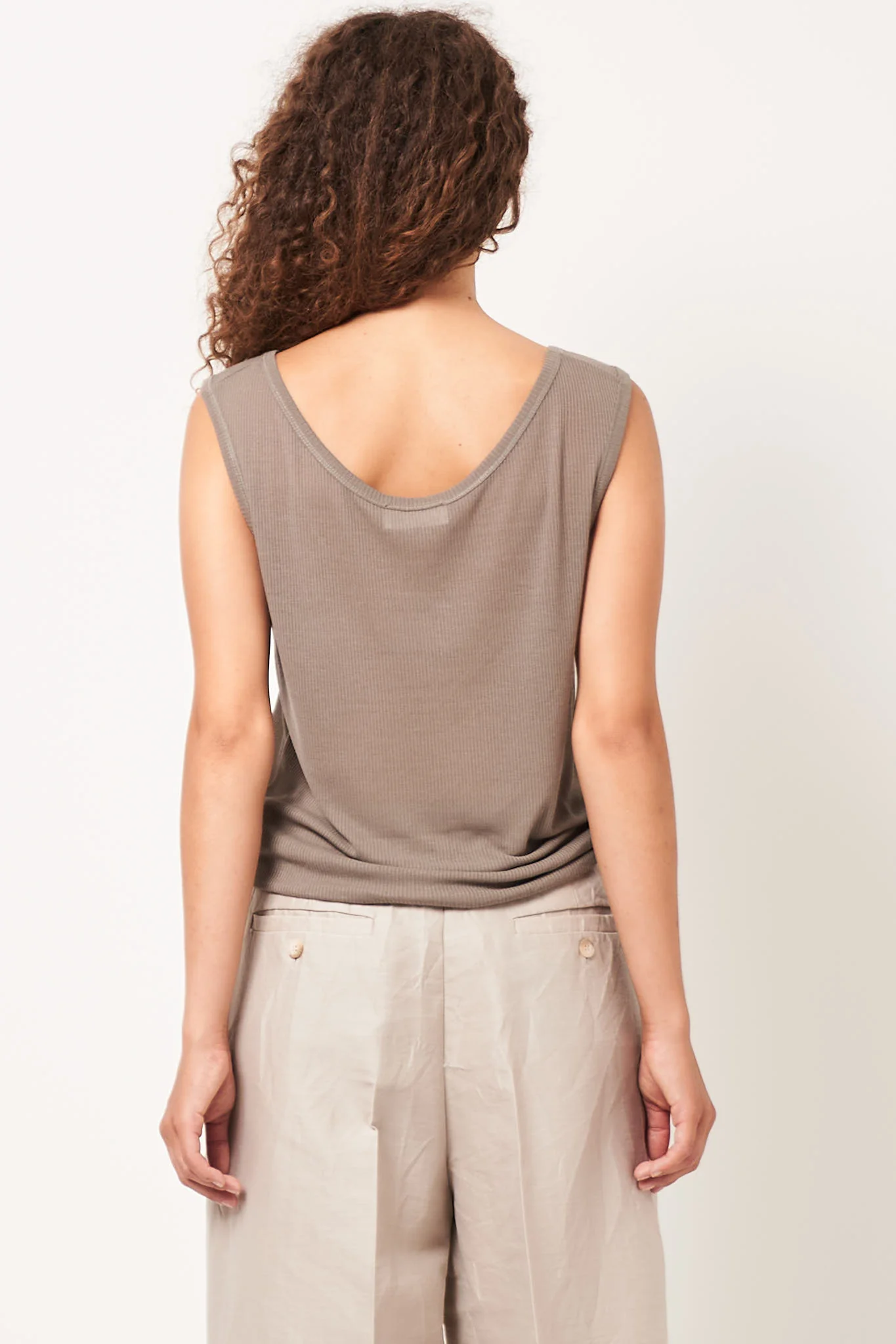 Wen Tank Top Taupe - Image 5