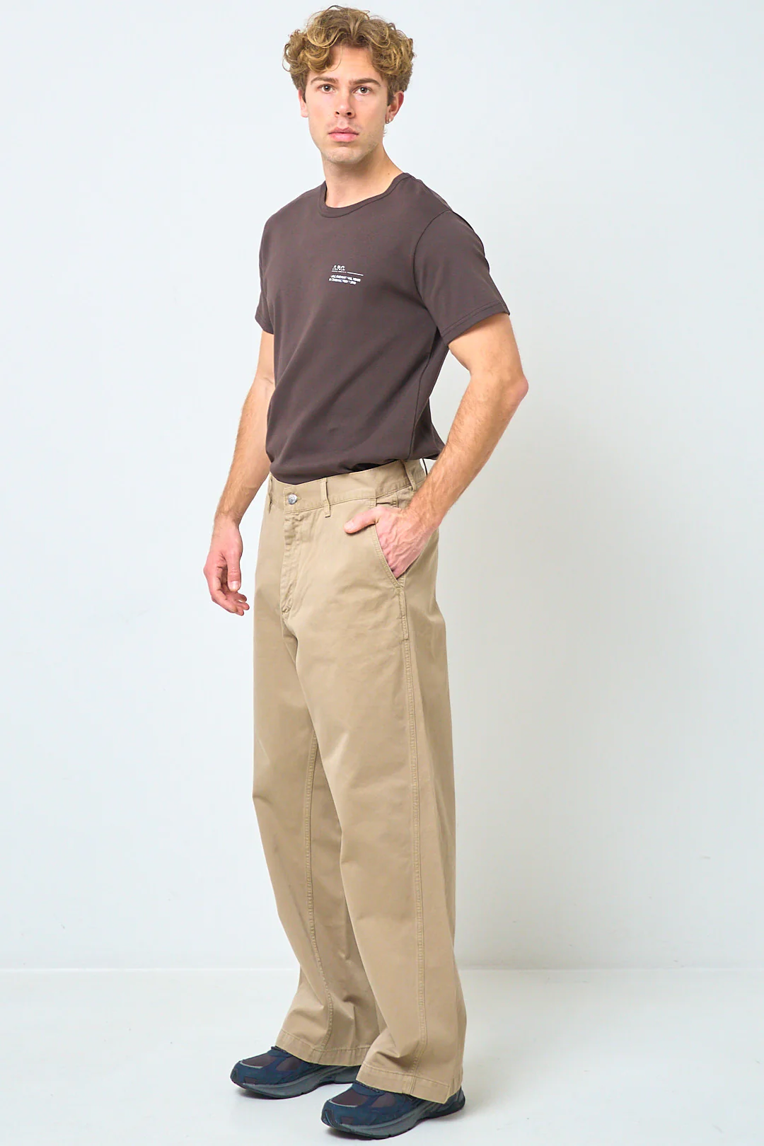 Wide Twist Chino Khaki - Image 10
