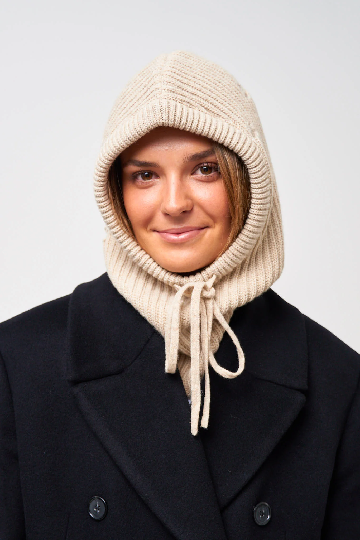 Wool Hood Nude - Image 2